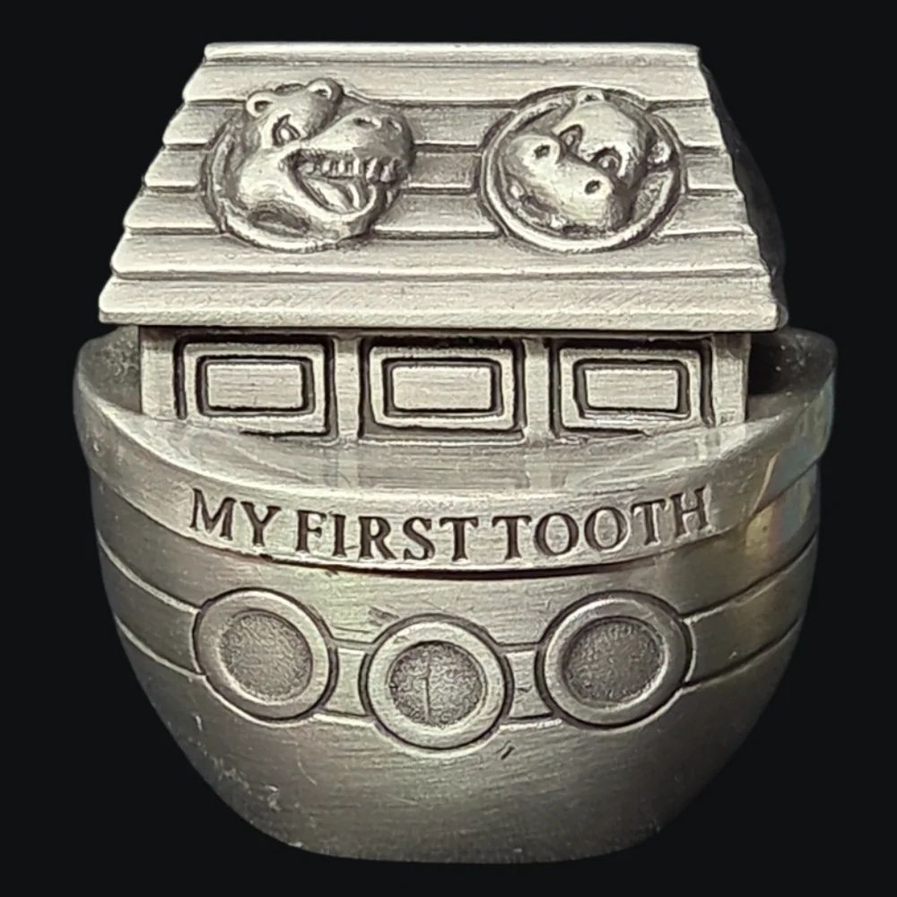 Noah's Ark Silver Keepsake Boxes For 